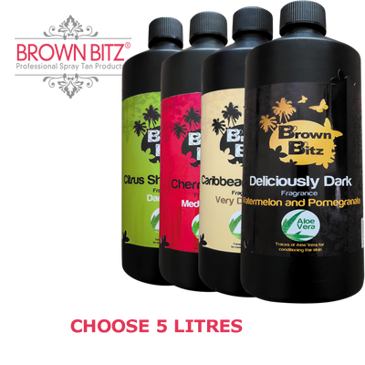 spray tan solution 5 litre bundle deal