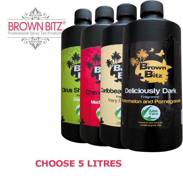 spray tan solution 5 litre bundle deal