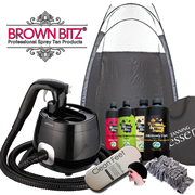 Tanning essentials Pro V spray tan machine package with tent solutions and disposables - Brown Bitz                                                                                                                                                            .