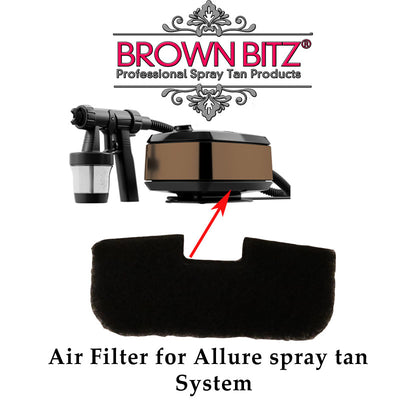 Aura Allure Replacement Air Filter for spray tanning machine - Brown Bitz                                                                                                                                                            .