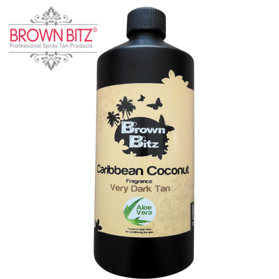 Brown Bitz Caribbean coconut Spray tan Solution 12% choose your size. - Brown Bitz                                                                                                                                                            .
