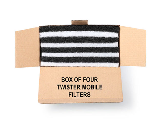 Replacement spray tan filters for twister mini extraction 4 in a pack - Brown Bitz                                                                                                                                                            .