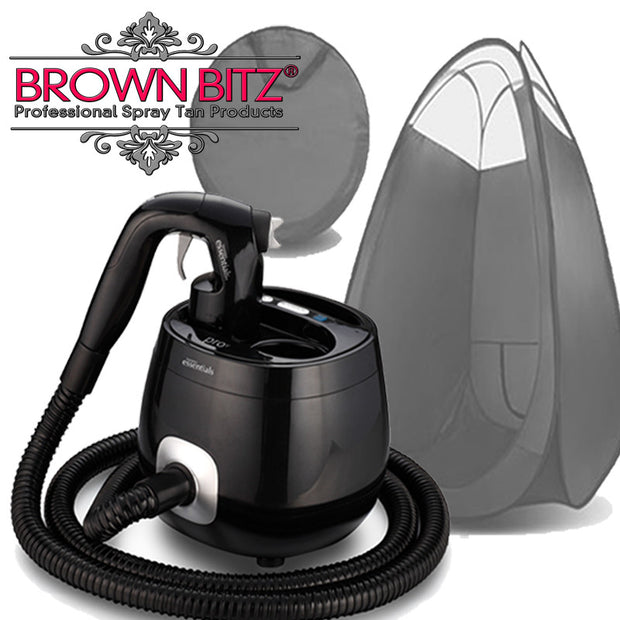Pro V Spray tan machine by tanning essentials with pop up tent - Brown Bitz                                                                                                                                                            .
