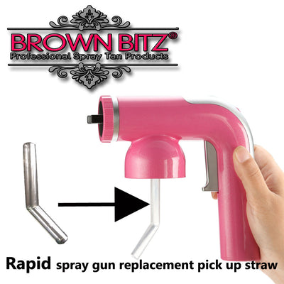 Tanning essentials rapid spray tan machine replacement pick up solution straw - Brown Bitz                                                                                                                                                            .