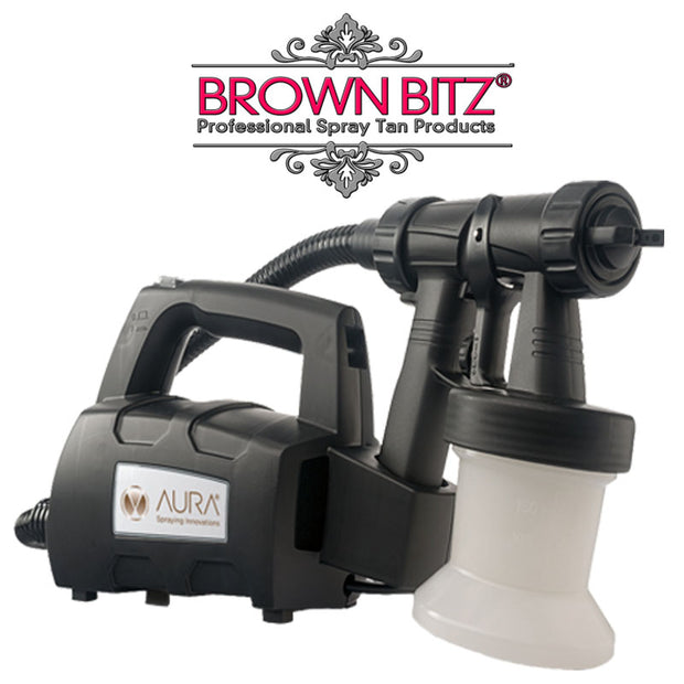 Aura compact elite professional spray tan package machine tent and solutions - Brown Bitz                                                                                                                                                            .