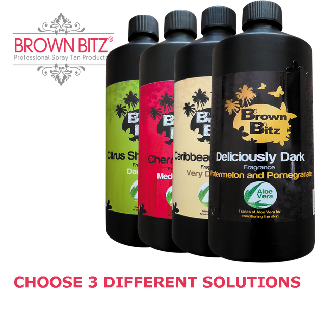 Spray tan solution 3 litre bundle