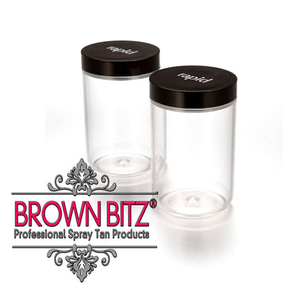 Rapid Spray Tanning Machine Spare tan cups and lids 2 of each in the pack - Brown Bitz                                                                                                                                                            .