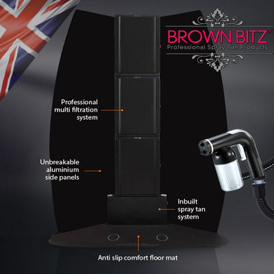 Spray Tanning station spray tan booth machine and extractor in one. - Brown Bitz                                                                                                                                                            .